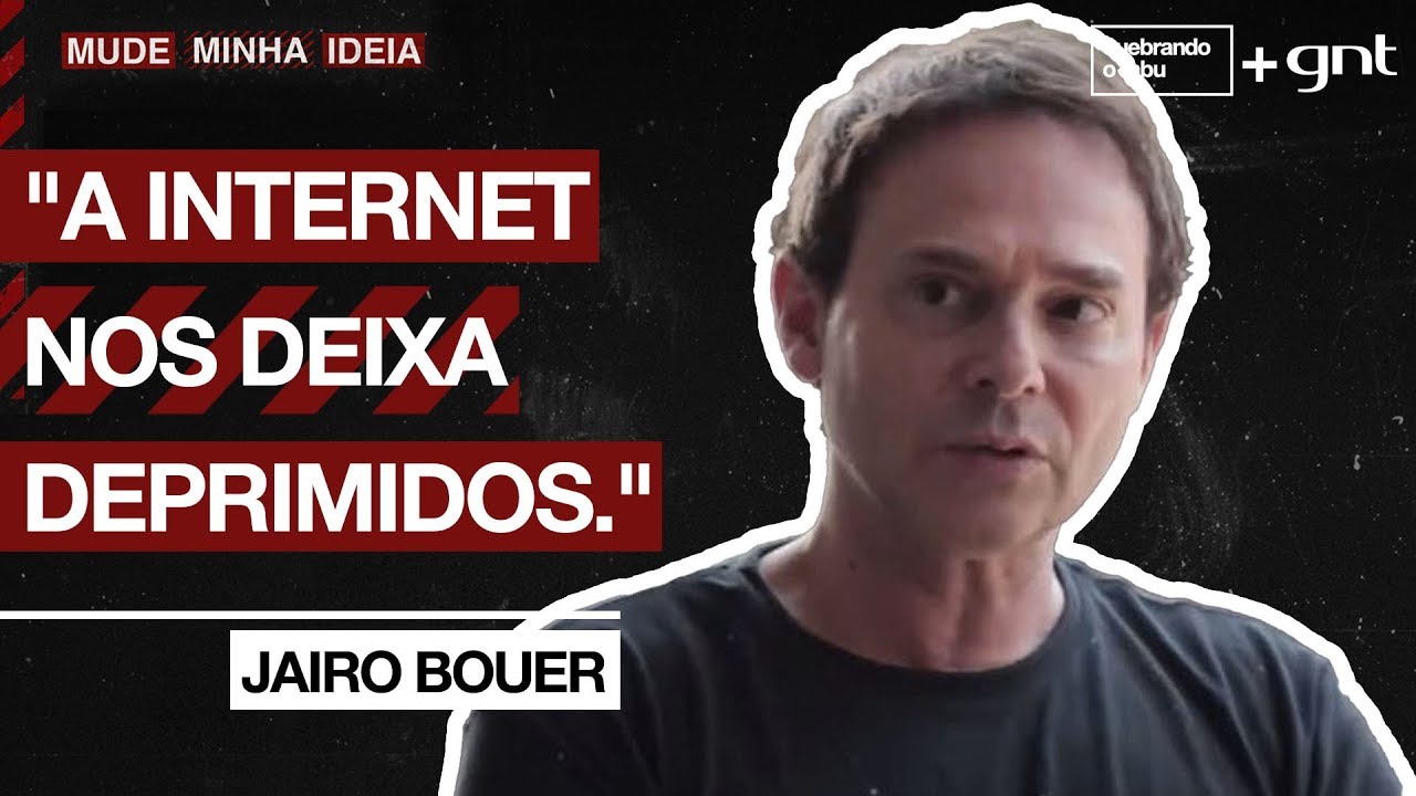 A internet nos deixa mais tristes? | Jairo Bouer | Mude Minha Ideia | Quebrando o Tabu