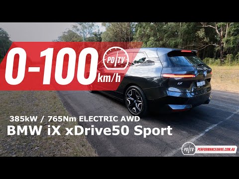 2022 BMW iX xDrive50 Sport 0-100km/h & overview