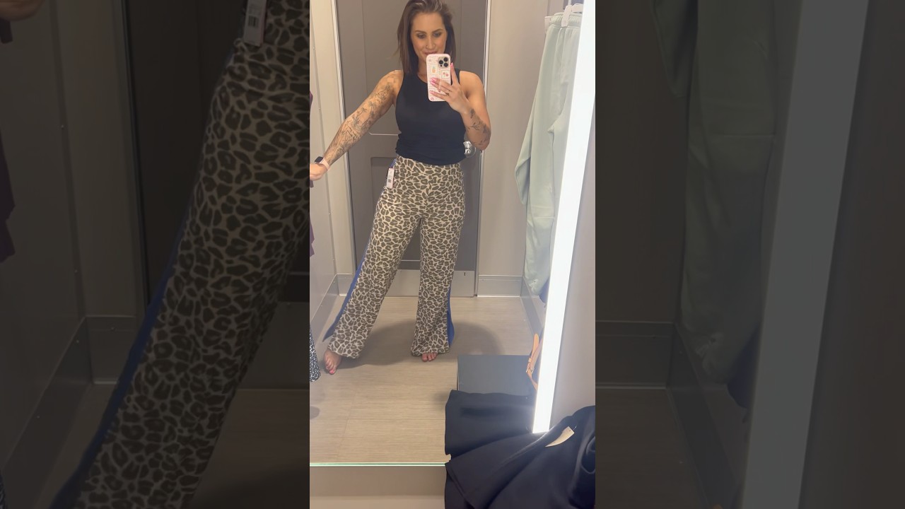 Leopard Pants #targetfinds #leopardprint #fallfashion
