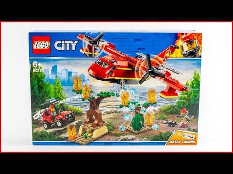 Vidéo LEGO City 60217 : L'avion des pompiers