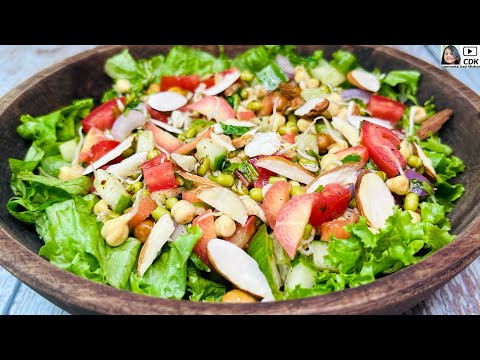 High Protein Sprout Salad | Keto Sprout Salad for Weigh Loss | Low Carb Vegan Salad