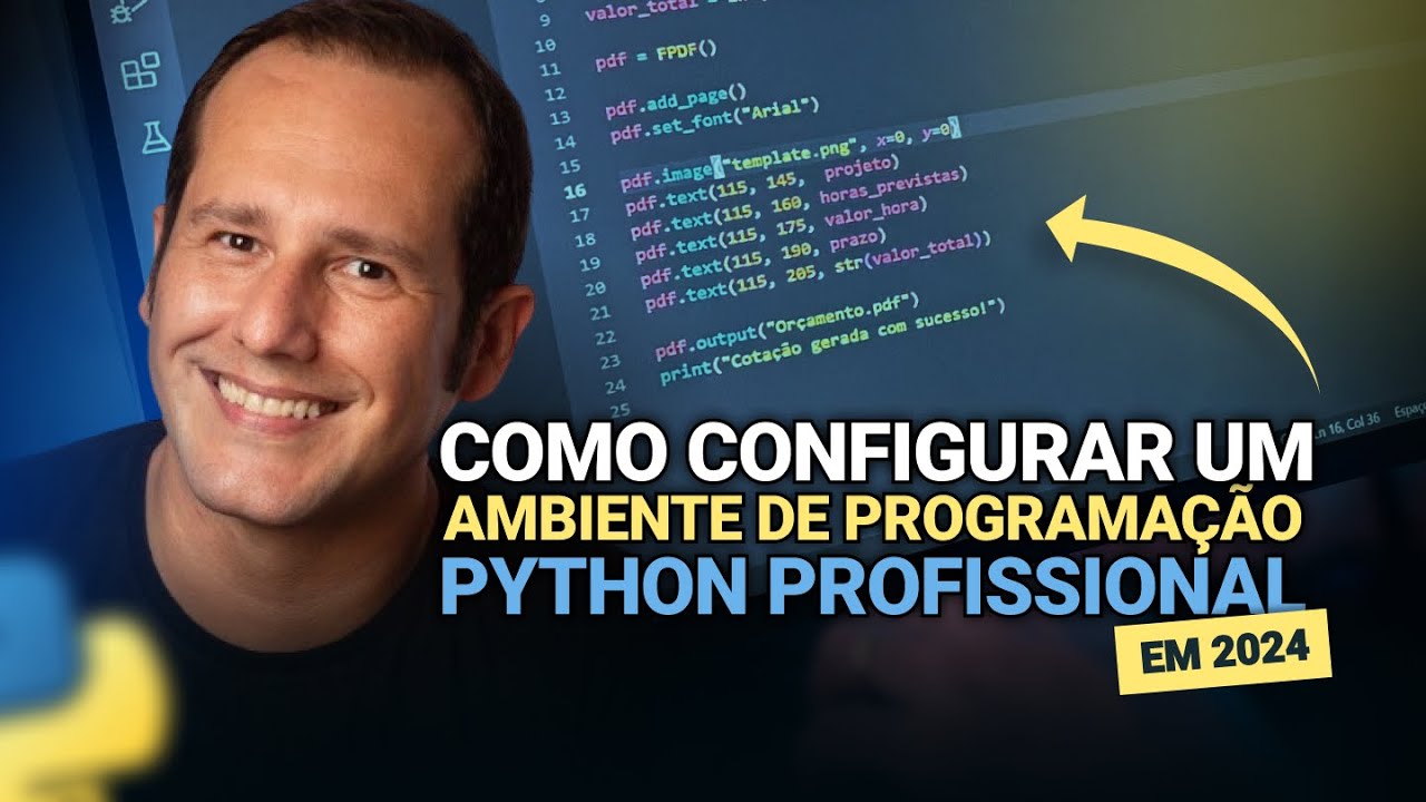 COMO configurar um AMBIENTE DE PROGRAMAÇÃO PYTHON PROFISSIONAL em 2024