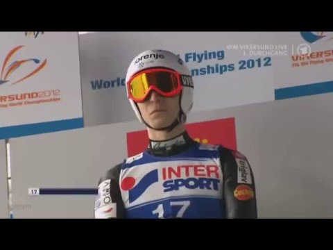 Jurij Tepes Vikersund 2012 230,5m Deutsch (AMAZING)