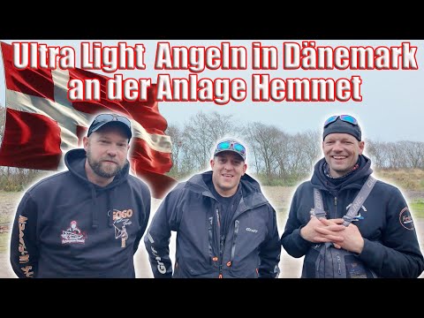 Ultra Light fishing in Denmark at the Hemmet Put and Take facility