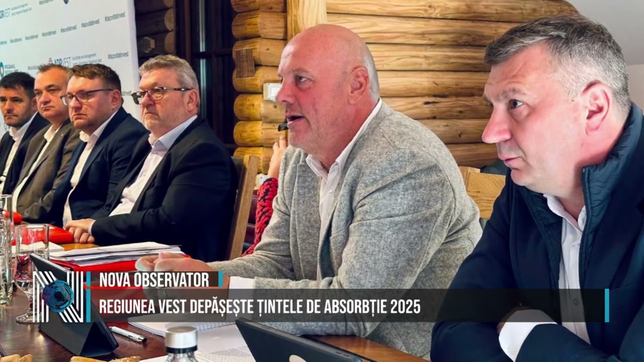 Regiunea Vest depășește țintele de absorbție 2025