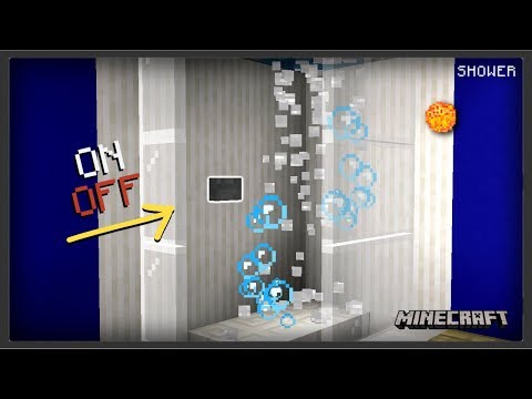 Minecraft PE: How to make a Shower