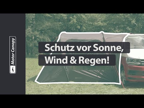 qeedo Motor Canopy (2020) - Busvorzelt 🚌 Teaser mit 6 Anbaumöglichkeiten