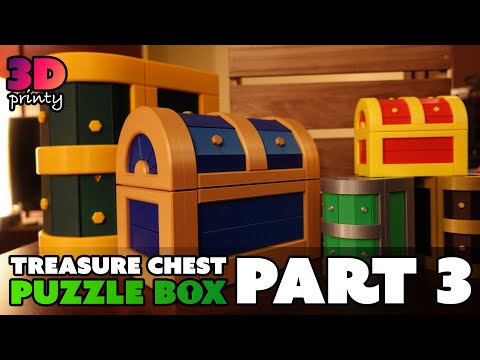 Treasure Chest Puzzle Box - Design