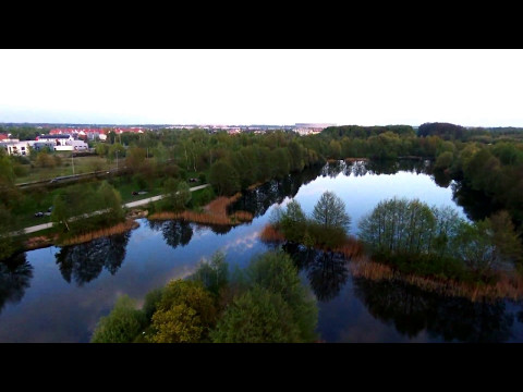 Staw Królewiecki we Wrocławiu / Kąpielisko Królewiecka ✾ Drona Okiem (Widok z drona) 1080P