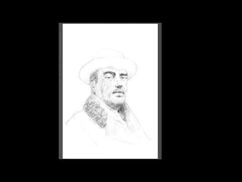 Drawing a portrait by Nedjam hamza