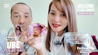 UBE CHEESE PANDESAL with UBE HALAYA 🧀🇵🇭 #UbeCheesePandesal #FilipinoFood #homebaking
