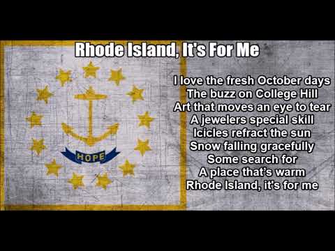 State Song of Rhode Island, USA (Rhode Island, It's For Me) With Lyrics