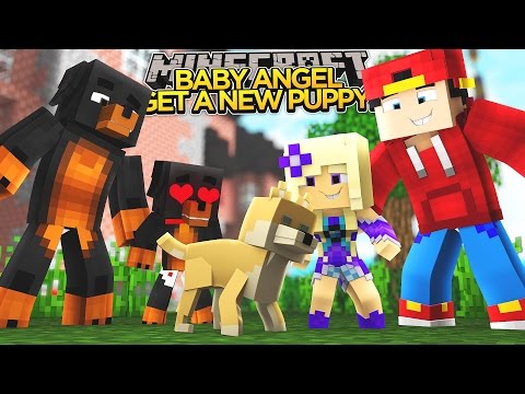Little RoPo - Minecraft Adventure - BABY ANGEL GETS A NEW PUPPY!!!
