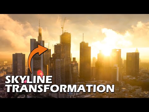 FOUR Frankfurt - The CONSTRUCTION of 4 NEW Skyscrapers - CINEMATIC TIMELAPSE 4K