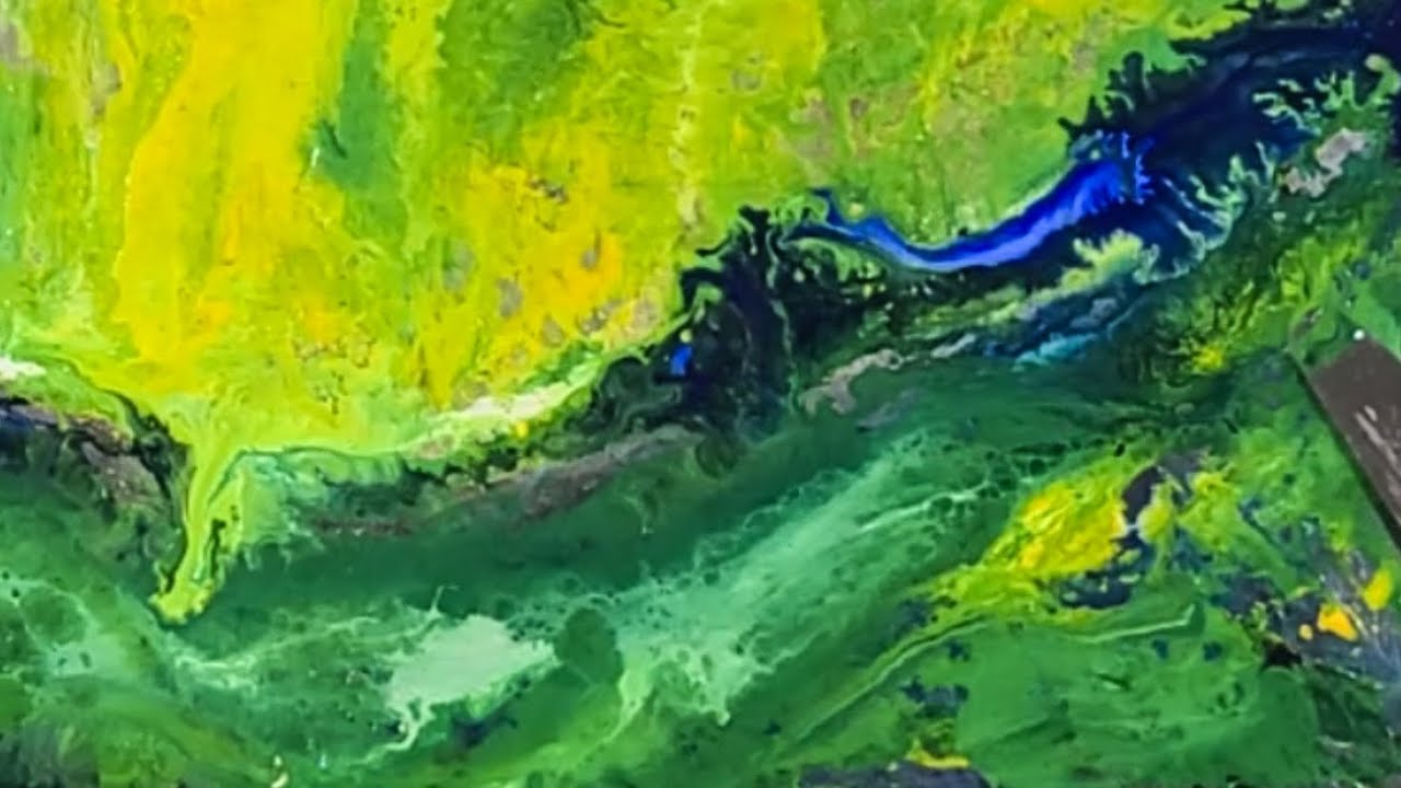 Mixed media intuitive abstract tutorial, part one