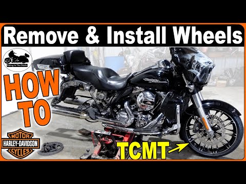 HOW TO: Remove and Install Wheels on your HARLEY DAVIDSON! TCMT Review!