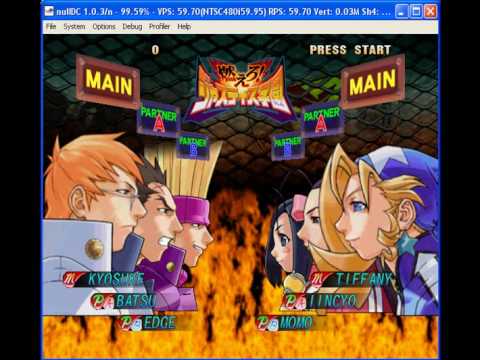 Rival Schools 2: Project Justice on nullDC 1.0.3 - Dreamcast Emulator