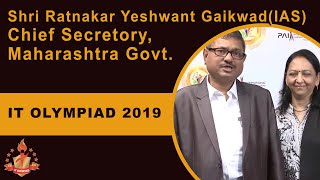 Shri Ratnakar Yeshwant Gaikwad(IAS) Chief Secretory, Maharashtra Govt. having Words for Azam campus