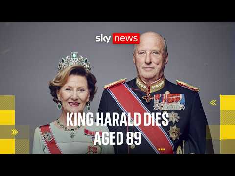 King Harald of Norway dies aged 89 after more than 30 years on the throne