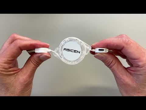 Part of a video titled Why You Need This 3-in-1 Retractable Charging Cable - YouTube