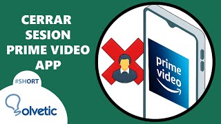 CERRAR SESION en Amazon PRIME VIDEO desde mi CELULAR ❌ #Shorts