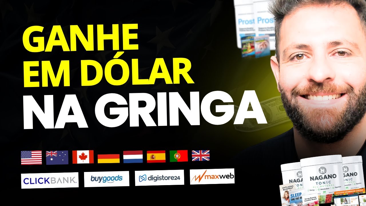 COMO VENDER NA GRINGA E GANHAR EM DÓLAR - Estrutura Própria para Afiliados na Gringa EM 3 PASSOS