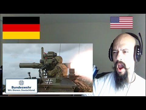 American Reacts To TOW Schießen mit dem Wiesel | Bundeswehr German Inventions | German Tanks