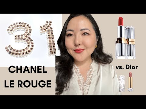 CHANEL | 31 LE ROUGE | COMPARISON TO DIOR ROUGE PREMIER