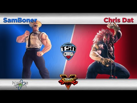 SFV @ Neil's (6-27) - SamBoner (Guile) vs. Chris Dat (Akuma) - Grand Finals
