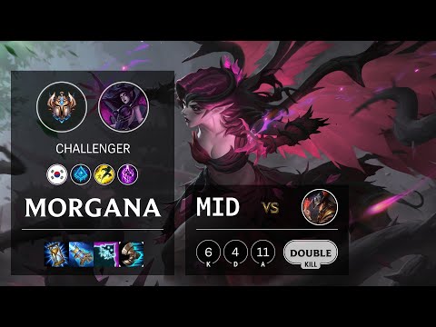 Morgana Mid vs Twisted Fate - KR Challenger Patch 10.16