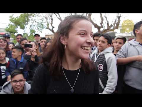 Frijolito vs Melanie - semifinal - MISION HIP HOP - El Eje de la Rima