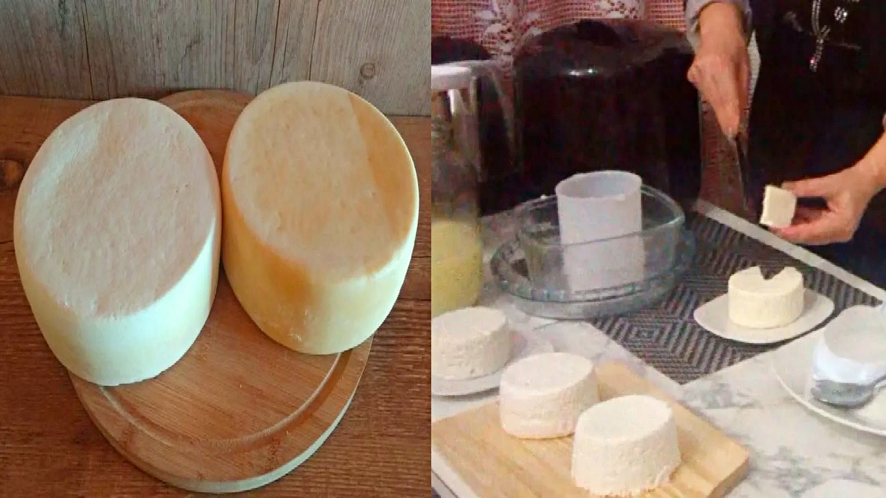 Queijo Minas e Ricotas do Soro que sobrou (2 Receitas) 🧀 Marilene Sarah Fialho