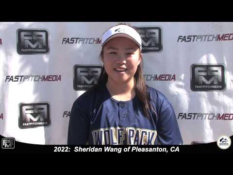 2022 Sheridan Wang Catcher and Third Base Softball Skills Video - Lady Wolfpack