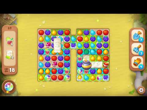 Gardenscapes - Level 69 @Games4Fun✅