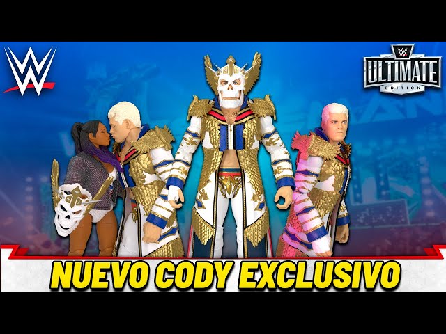 Vídeo relacionado con Mattel WWE Ultimate Edition Cody Rhodes, Figura de acción y Accesorios, Conjunto con Figura Coleccionable de 15,24cm con Cabezas y Manos Intercambiables y 30 Puntos de articulación, JHV89