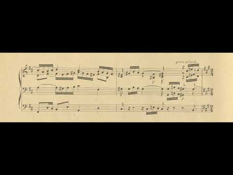 Moritz Brosig - Fantasie Nr. 3 d-Moll op. 55 [Score-Video]