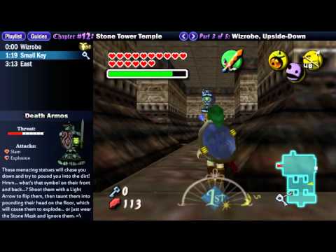 Legend of Zelda Majora's Mask Walkthrough 12 (3/5) "Stone Tower Temple: Upside-Down"