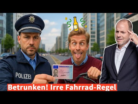Betrunken Rad fahren 🚲: Führerschein weg, aber Rad fahren weiter erlaubt 🤪 | Anwalt Solmecke
