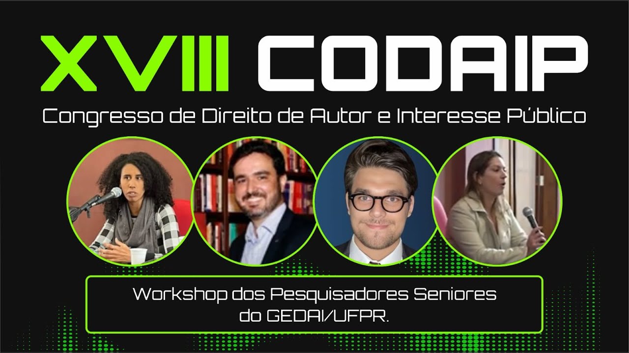 Mesa 8.4 – Workshop dos Pesquisadores Seniores do GEDAI/UFPR.