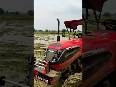 Solis 5015 4wd puddling expert #solistractor #solis #yanmar #yanmartractor #rice #ricefield #driver