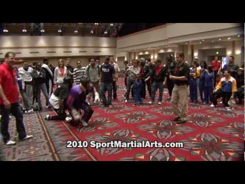 Steven Lennon Jr v Chance Turner - Men's LMW point sparring - 2010 Amerikick Internationals