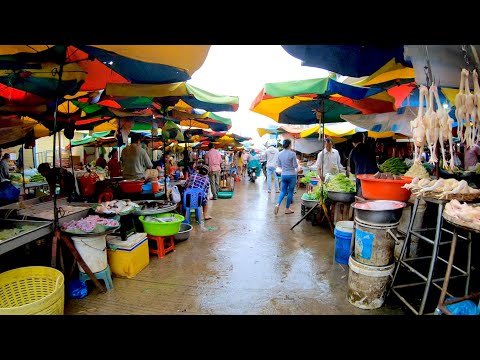 Chbar Ampov Market in Phnom Penh Cambodia