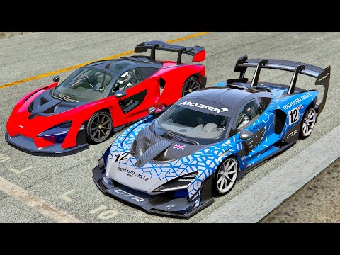 McLaren Senna GTR vs McLaren Senna - Silverstone