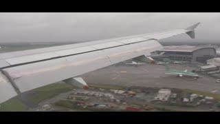 preview picture of video 'Aer Lingus Airbus A319-111 EI-EPT Cabin View Landing Dublin'