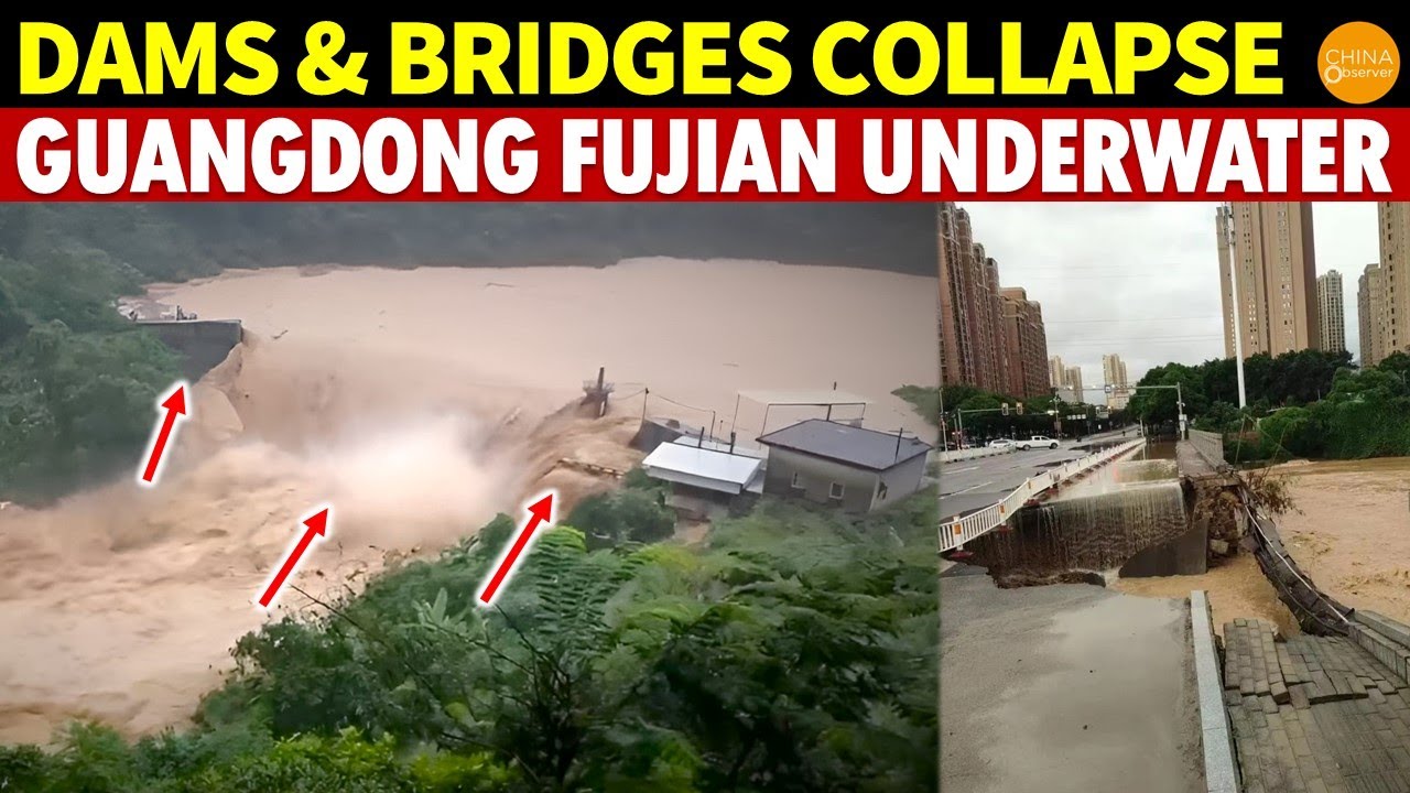 420 TofuDreg Dams in Danger! Record Typhoon in 60 Years Hits Fujian