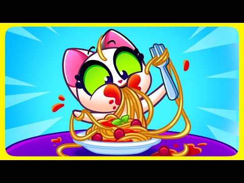???????? Yes, Yes! Pasta! ???? First Time at the Restaurant! ???? Funny Stories for Kids by Purr Purr