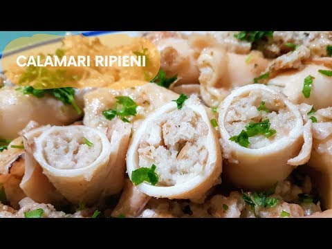 CALAMARI RIPIENI BUONISSIMI | AL FORNO | RICETTA FACILE