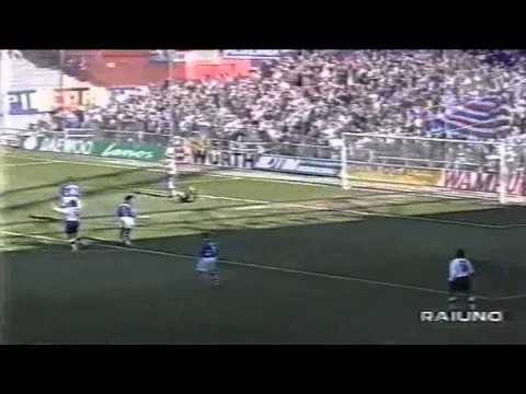 Serie A 1997-1998, day 27 Sampdoria - Bologna 2-3 (Montella, Veron, 3 K.Andersson)