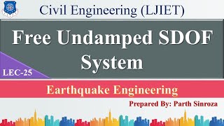 Lec-25_Free Undamped SDOF System | Earthquake Engineering | Civil Engineering