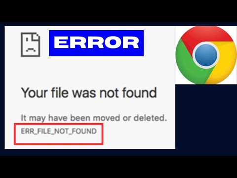 Err File Not Found